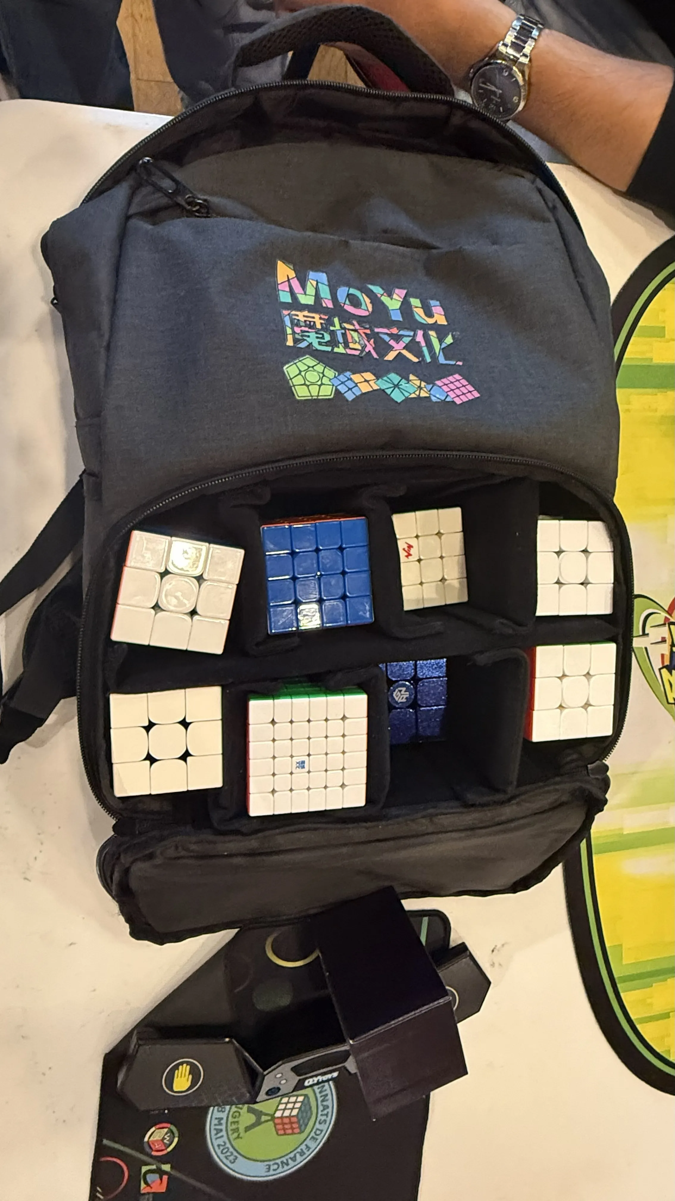 Un sac de speedcuber