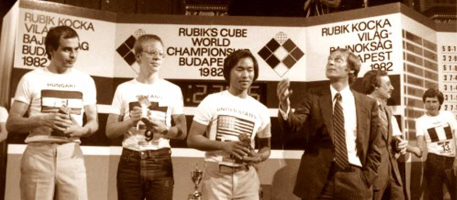 La première compétition rubik cube